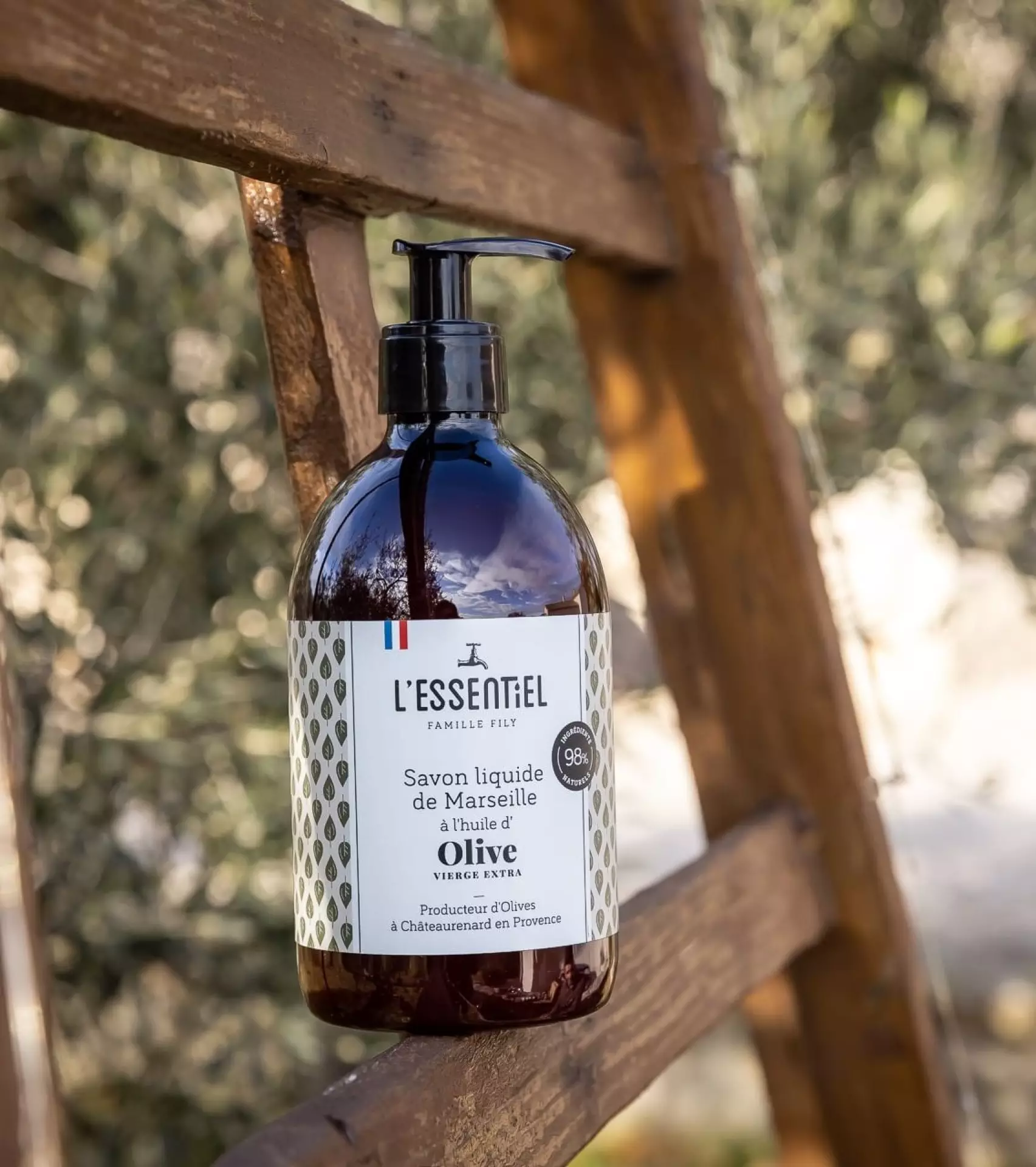 Savon liquide olive : 500 ML
