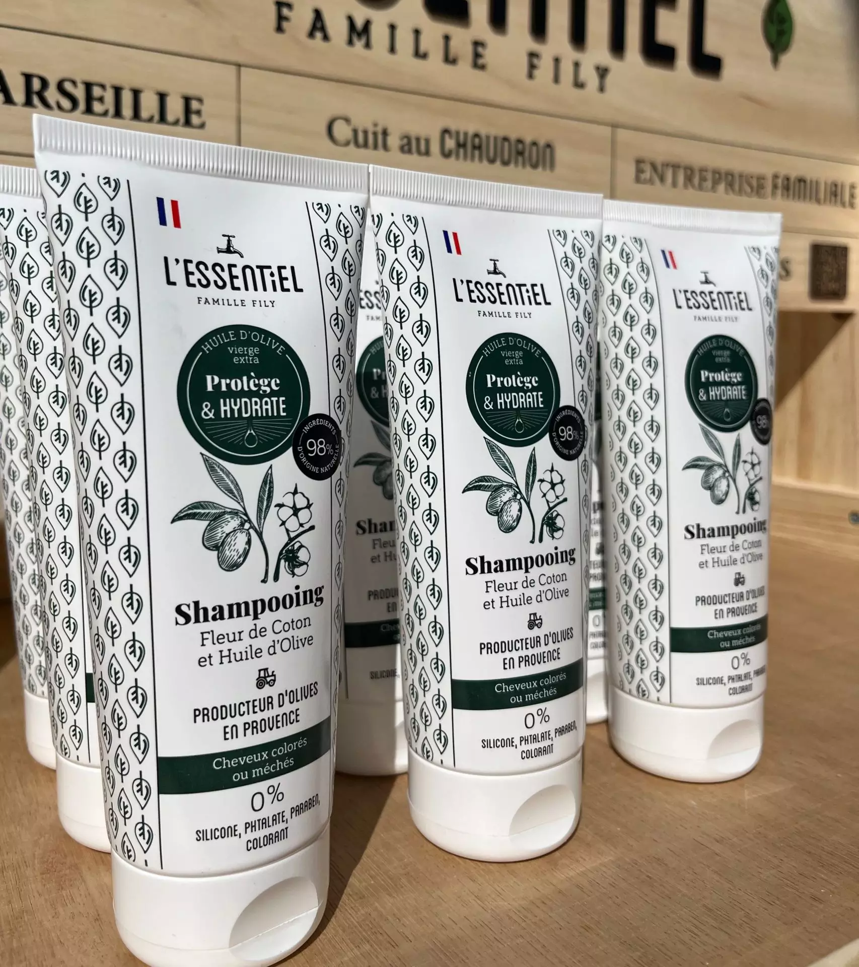 Shampooing liquide huile d'olive